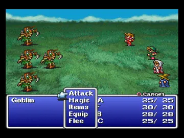 Final Fantasy Origins (US) screen shot game playing